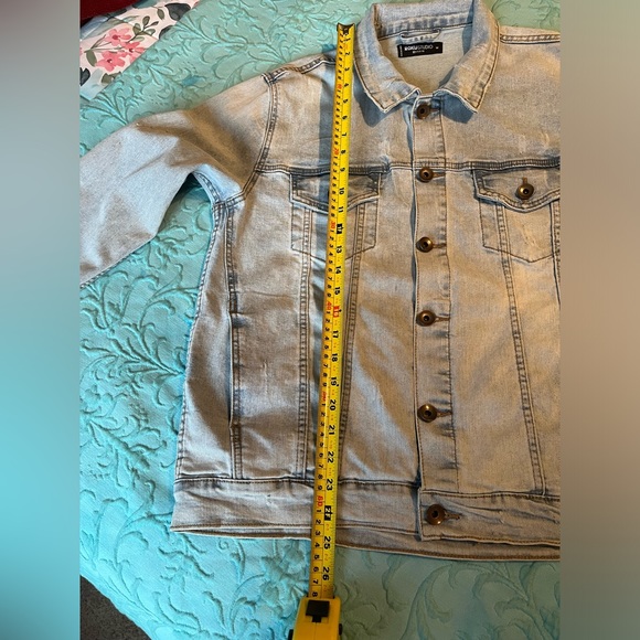 Roku Studio "Pink Camo Tear Drip" Jean Jacket - Picture 12 of 16